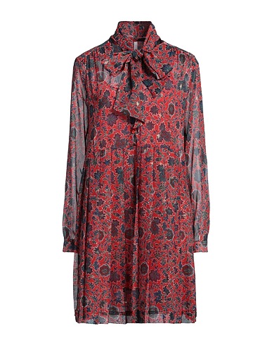 IMPERIAL シュミーズドレス レッド ポリエステル 100%