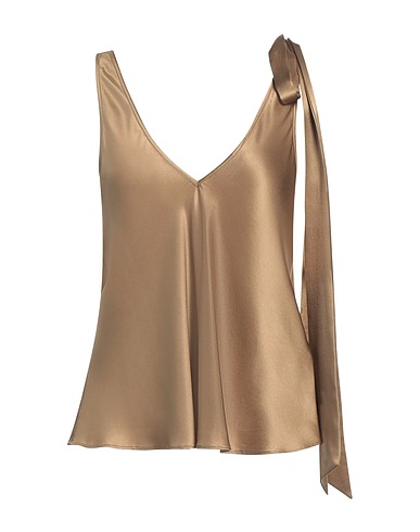 JW ANDERSON Silk top Military green 100% Silk