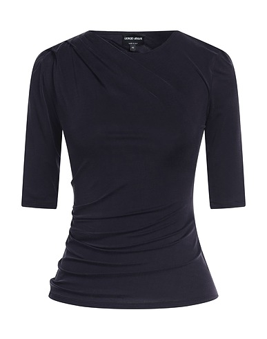 GIORGIO ARMANI Ｔシャツ ダークパープル キュプラ 92% / ポリウレタン 8%