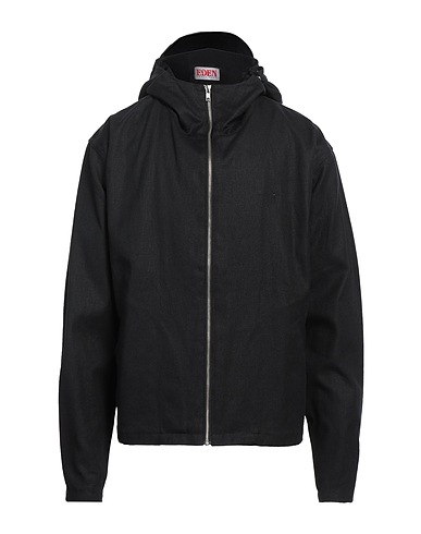EDEN POWER CORP Jacket Black 55% Hemp, 45% Organic cotton
