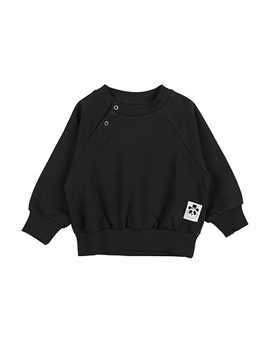 MINI RODINI Sweatshirt Black 100% Organic cotton