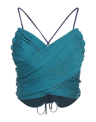GIORGIO ARMANI Top Deep teal 88% Viscose, 12% Polyamide