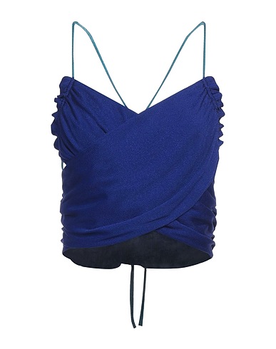 GIORGIO ARMANI Top Bleu électrique 88% Viscose, 12% Polyamide