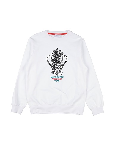 BIKKEMBERGS Sweatshirt White 100% Cotton
