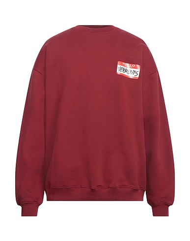 VETEMENTS Felpa Bordeaux 80% Cotone, 20% Poliestere