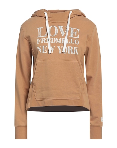 FRED MELLO Felpa Cammello 80% Cotone, 20% Poliestere