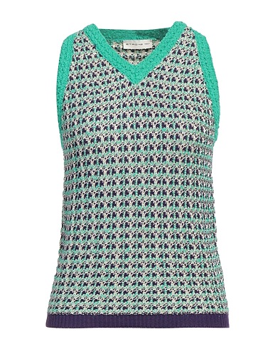 ETRO Top Green 57% Polyamide, 43% Cotton