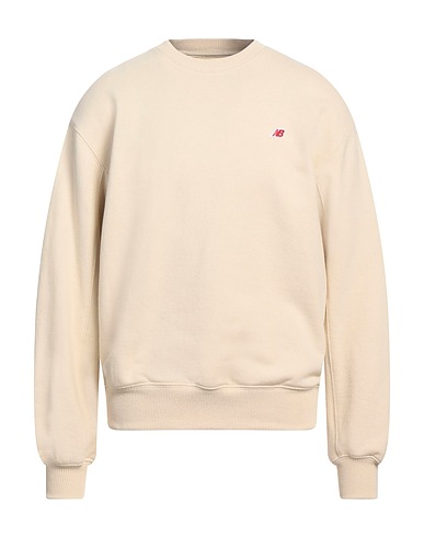NEW BALANCE Sweatshirt Beige 100% Cotton