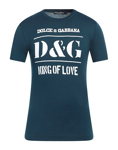DOLCE&GABBANA T-shirt Deep teal 100% Cotton