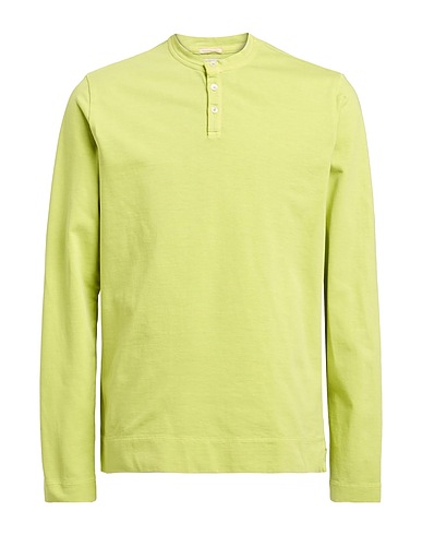 MASSIMO ALBA T-shirt Lime green 100% Organic cotton