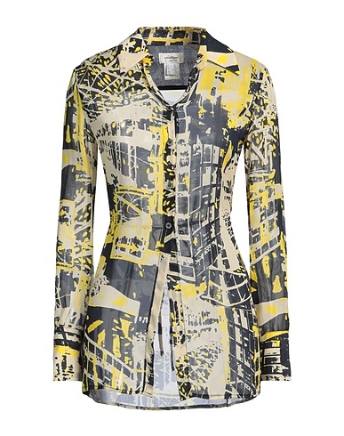 OTTOD'AME Camicie  e bluse fantasia Beige 100% Viscosa