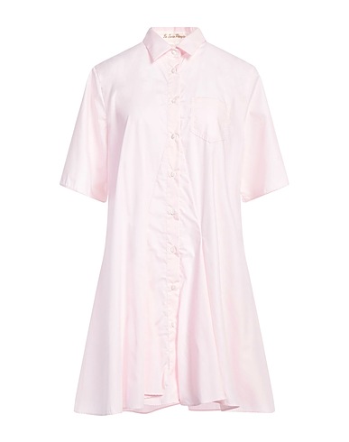 LE SARTE PETTEGOLE Shirt dress Light pink 100% Cotton