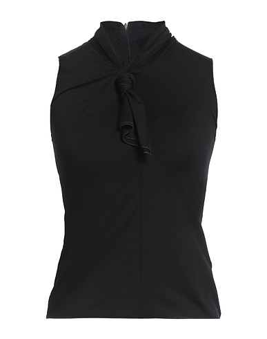 EMPORIO ARMANI Top Nero 96% Viscosa, 4% Elastan
