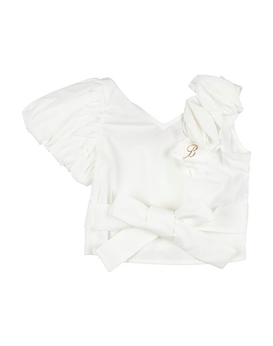 MISS BLUMARINE Top White 100% Cotton