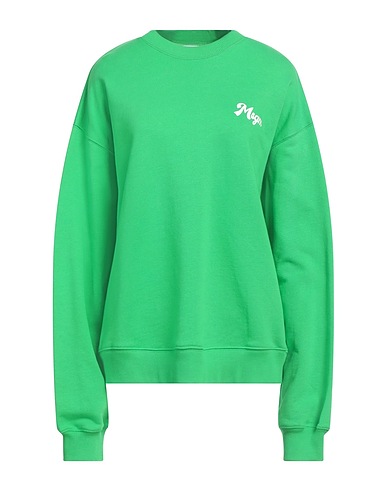 MSGM Sweatshirt Green 100% Cotton