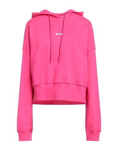 MSGM Hooded sweatshirt Fuchsia 100% Cotton