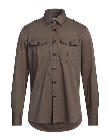 PT Torino Solid color shirt Military green 100% Cotton