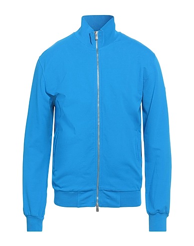 COOPERATIVA PESCATORI POSILLIPO Sweatshirt Bright blue 94% Cotton, 6% Elastane