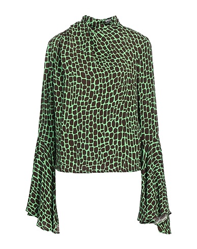 MSGM Top Green 100% Viscose