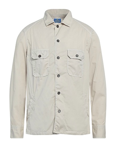 ALESSANDRO GHERARDI Solid colour shirt Beige 100% Cotton