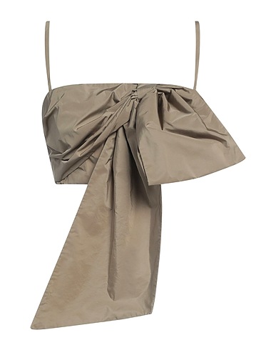 MSGM Top Khaki 100% Polyester