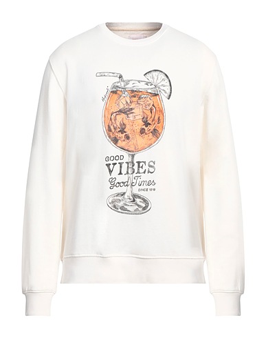 HIDEOUT Felpa Off white 100% Cotone