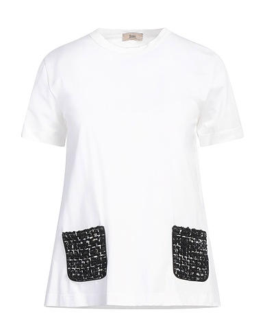 HERNO T-shirt White 100% Cotton, Acrylic, Polyester, Wool, Polyamide