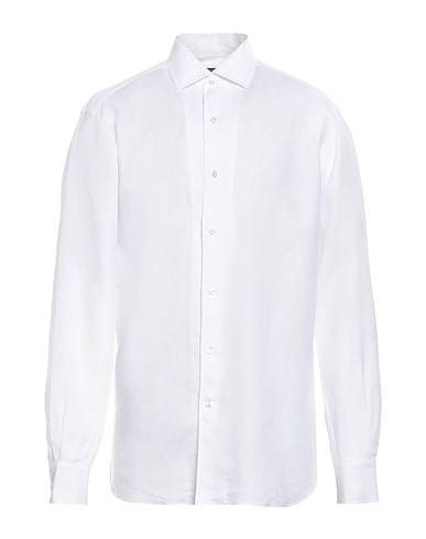 ZEGNA Linen shirt White 100% Linen