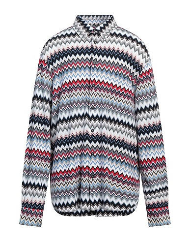 MISSONI Camicia fantasia Blu notte 100% Cotone
