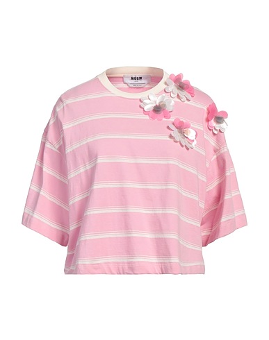MSGM T-shirt Pink 100% Cotton