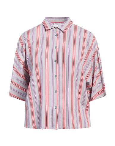 NIŪ Striped shirt Light grey 89% Viscose, 11% Polyamide