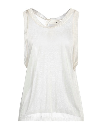 ISABEL BENENATO Top Elfenbein 100% Viskose