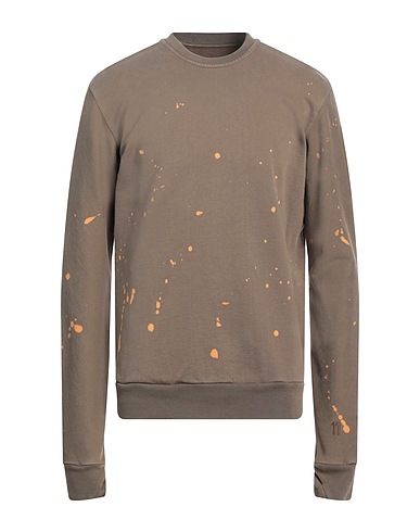 11 by BORIS BIDJAN SABERI Sweatshirt Khaki 100% Baumwolle