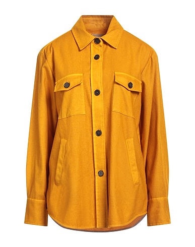 ACADEMIA Solid color shirts & blouses Marigold 80% Virgin Wool, 20% Polyester