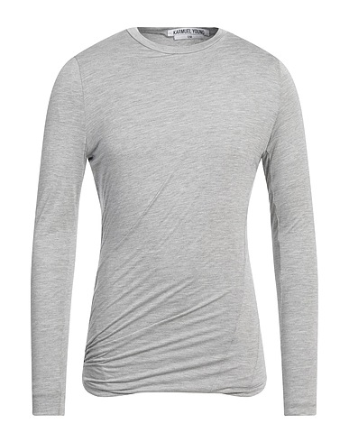 KARMUEL YOUNG T-shirt Grey 97% Modacrylic, 3% Cashmere