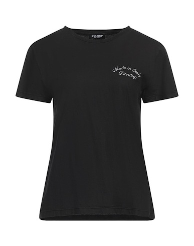 DONDUP T-Shirt Schwarz 100% Baumwolle