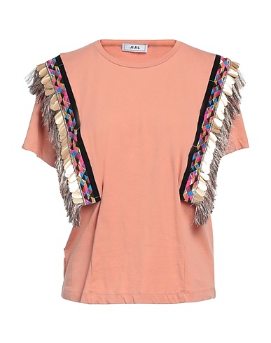 JIJIL T-shirt Salmon pink 100% Cotton