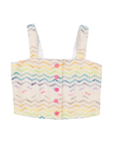 MISSONI KIDS Top White 77% Cotton, 18% Polyester, 4% Acrylic, 1% Other Fibres