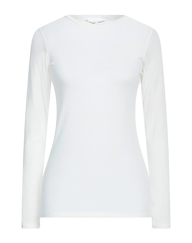 SECOND FEMALE Basic T-Shirt Off white 60% Lyocell, 30% Wolle, 10% Elastan