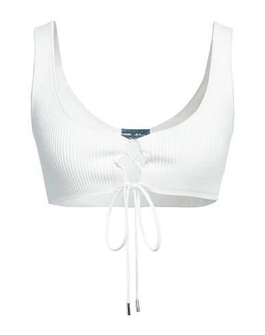 ROBERTO COLLINA Top Bianco 83% Viscosa, 17% Poliestere