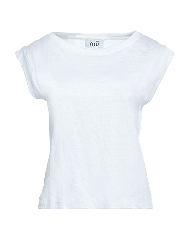 NIŪ Basic T-shirt Ivory 100% Linen