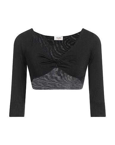 CELINE Top 84% Silk, 12% Polyamide, 4% Elastane