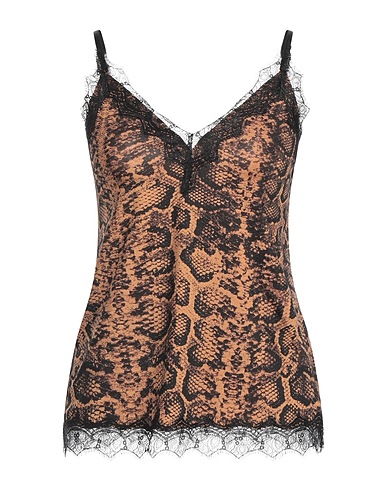ROSEMUNDE COPENHAGEN Camisole Camel 90% Polyester, 10% Elastane, Polyamide