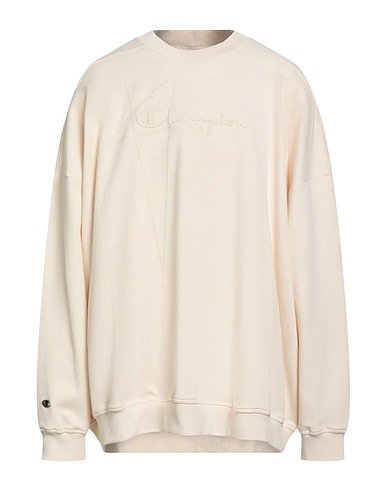 RICK OWENS x CHAMPION Felpa Avorio 95% Cotone, 5% Elastan