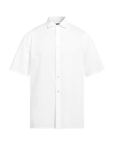 GIORGIO ARMANI Striped shirt White 100% Cotton