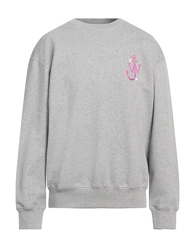 JW ANDERSON Sweatshirt Grey 100% Cotton, Elastane
