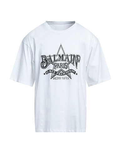 BALMAIN T-shirt White 100% Cotton