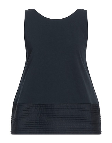 ALPHA STUDIO Top Bleu nuit 95% Coton, 5% Élasthanne