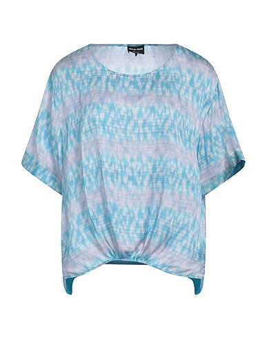 GIORGIO ARMANI Silk top Azure 100% Silk