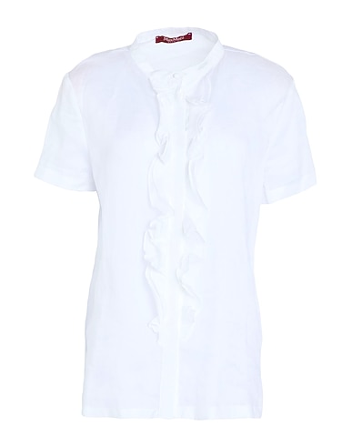 MAX MARA STUDIO Chemises et chemisiers de couleur unie 100% Ramie